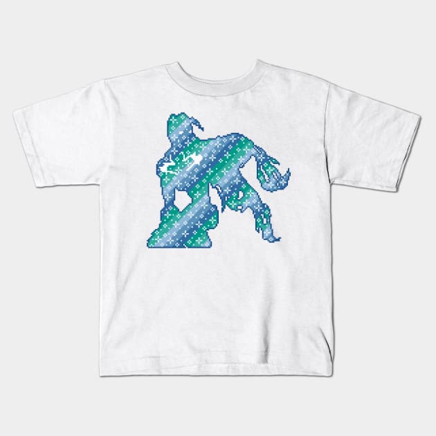 Soul Reaver Galaxy Pixel Art Kids T-Shirt by AlleenasPixels